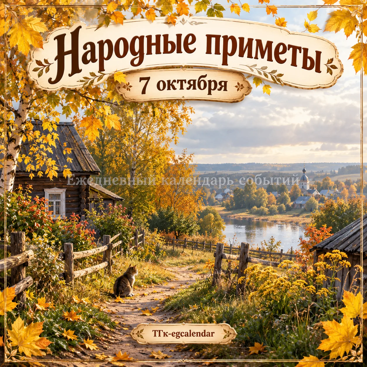 Народные приметы 7 октября