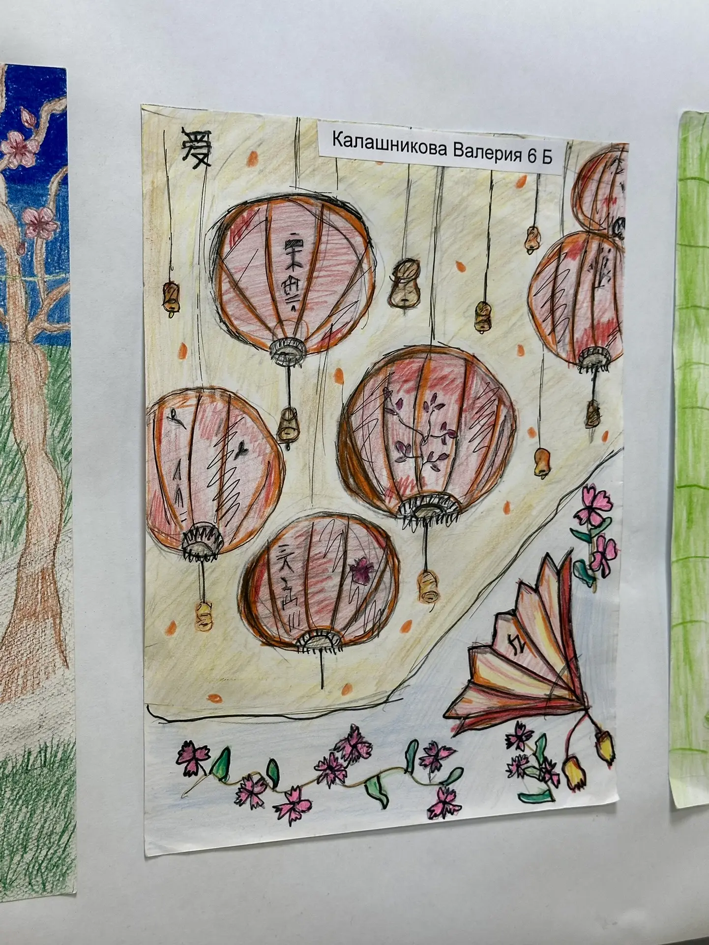 🎨Выставка рисунков «Китай глазами детей»🖼️🐉  Если закрыть глаза и представить Китай — что появится п