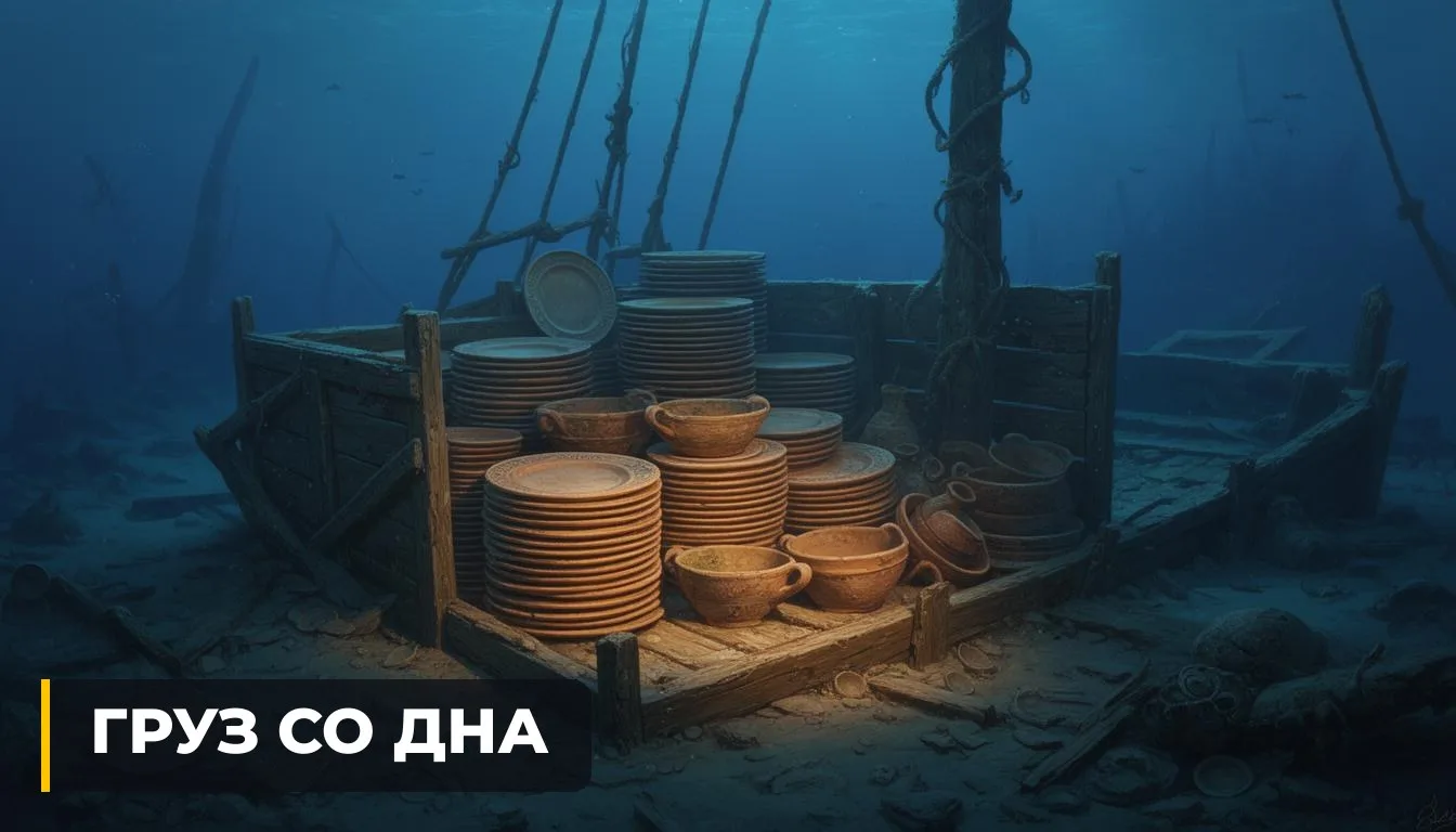 🇹🇷 КОРАБЛЬ С РОСКОШНОЙ ПОСУДОЙ 2100 ЛЕТ ПРОЛЕЖАЛ НА ДНЕ ПОЧТИ БЕЗ ПОТЕРЬ