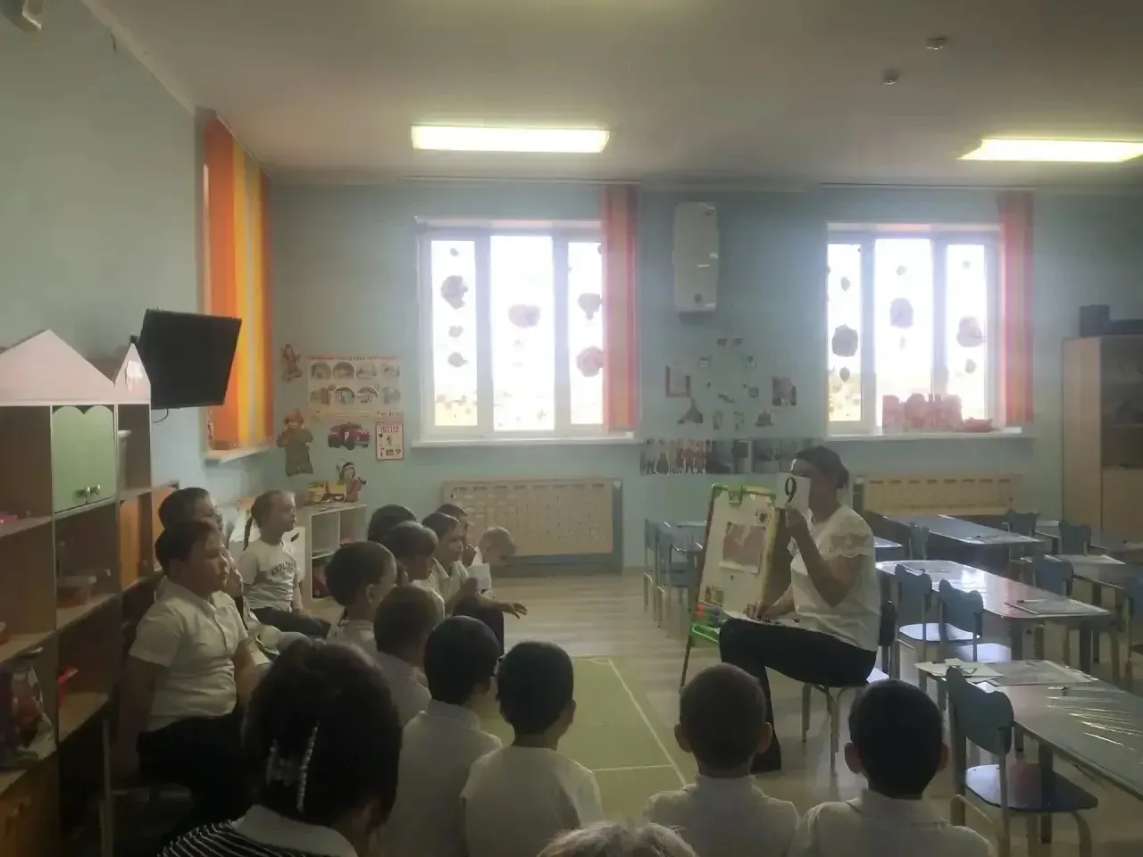 В подготовительной к школе группе прошло открытое итоговое интегрированное занятие. Гла...