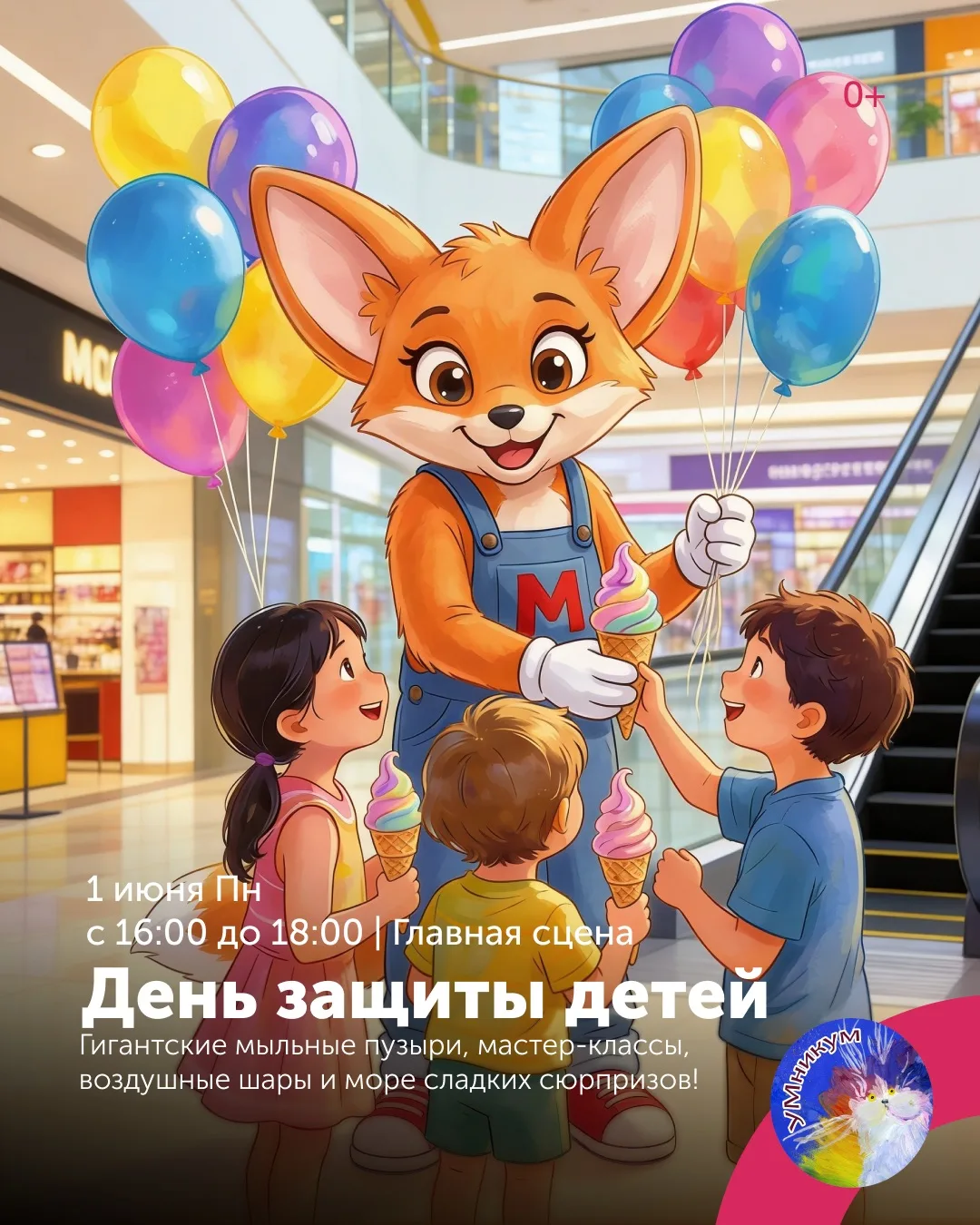 ТРЦ «Мармелад» приглашает на яркие выходные и День защиты детей!