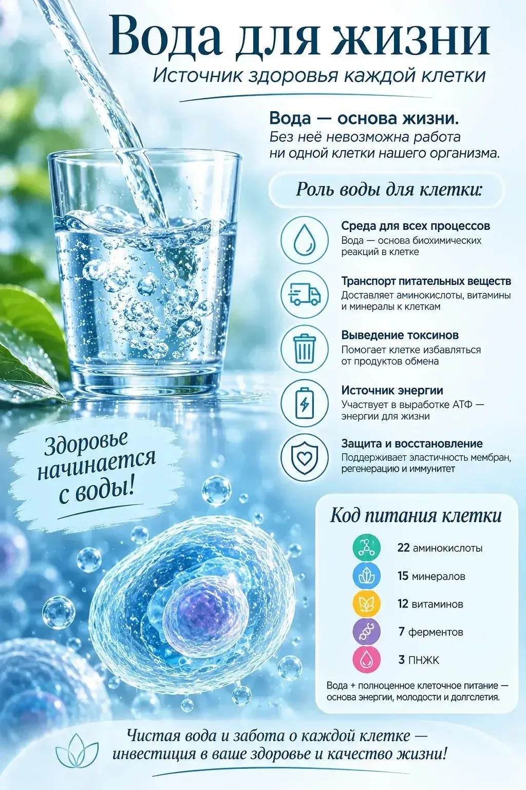 Без воды нет жизни!
