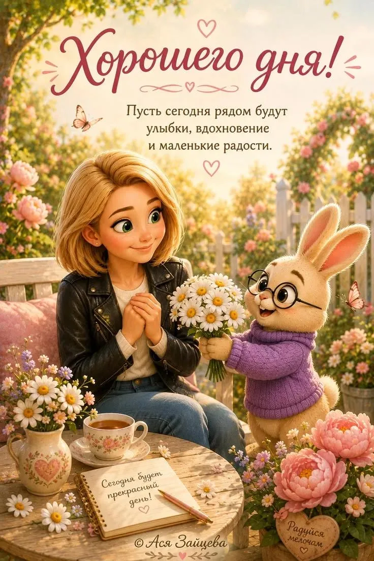 🥰 Оставляйте реакции, если понравилась открытка и делитесь с близкими ❤️