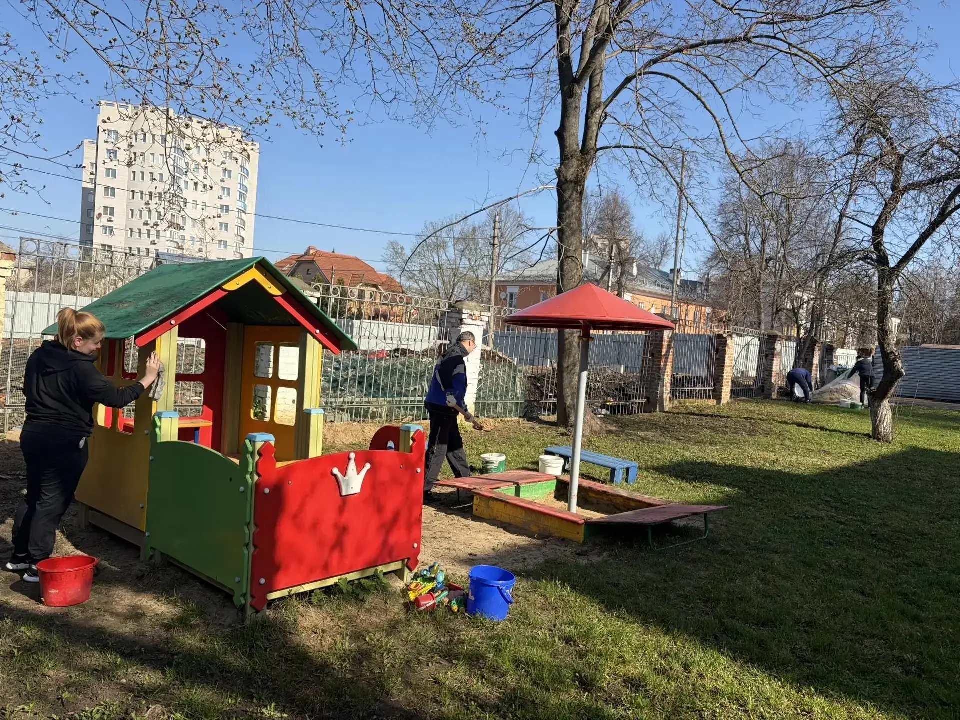 🌿 Дорогие друзья! На этой неделе наш коллектив с душой и энтузиазмом принял участие в весеннем суббо