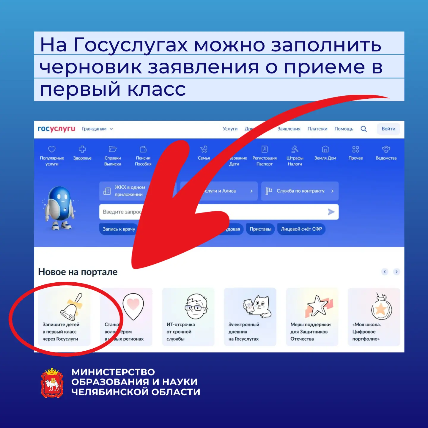 📌 С понедельника стартует приемная кампания в первые классы!  С 23 марта по 1 апреля в муниципалитет