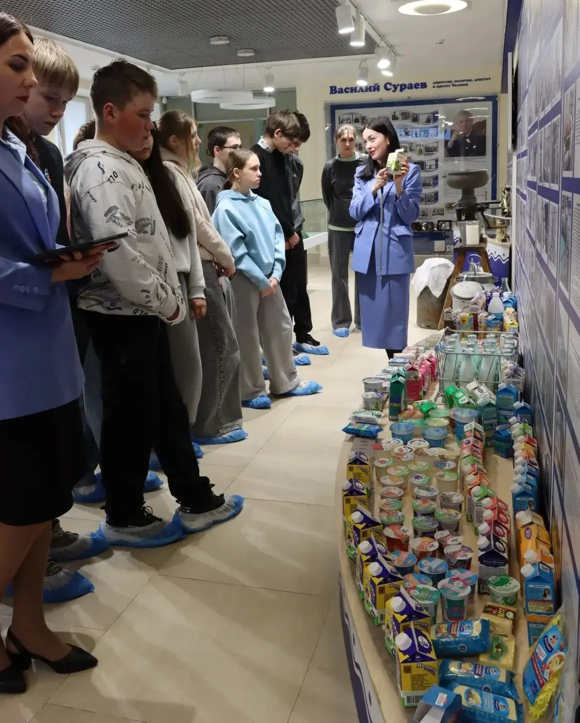 🍶ПУТЕШЕСТВИЕ В МИР МОЛОКА  9 апреля  2026 года в рамках занятий "Россия-мои горизонты" обучающиеся 8