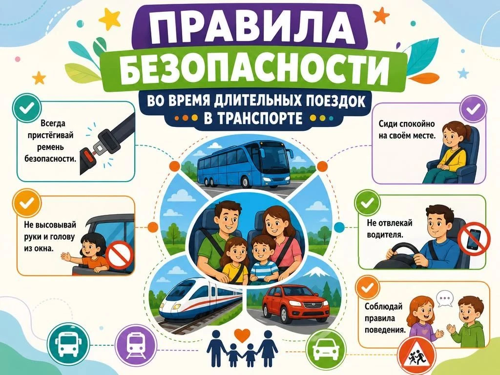 📌 Правила, которые спасают

Безопасность в транспорте начинается с простых привычек: спокойствие, в