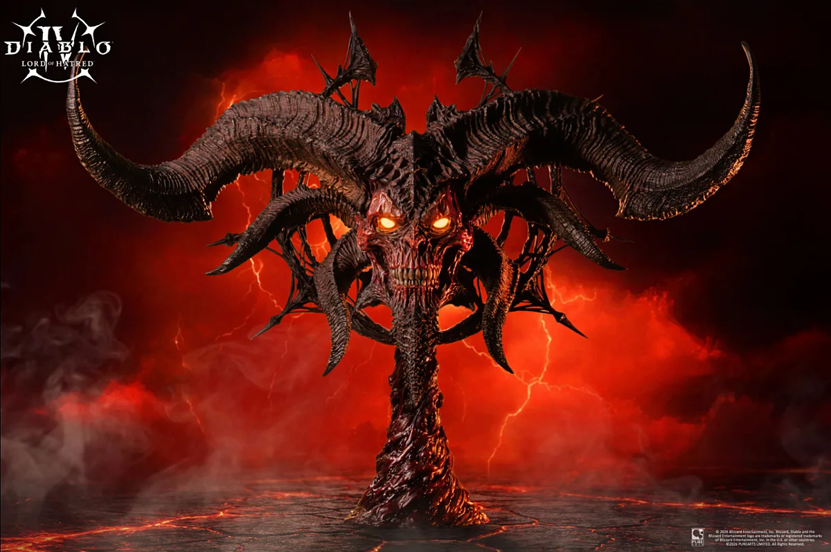Статуя маски Mephisto - Diablo IV от PureArts
Версия в масштабе 1/1 - с подсветкой!
Предзаказ

П