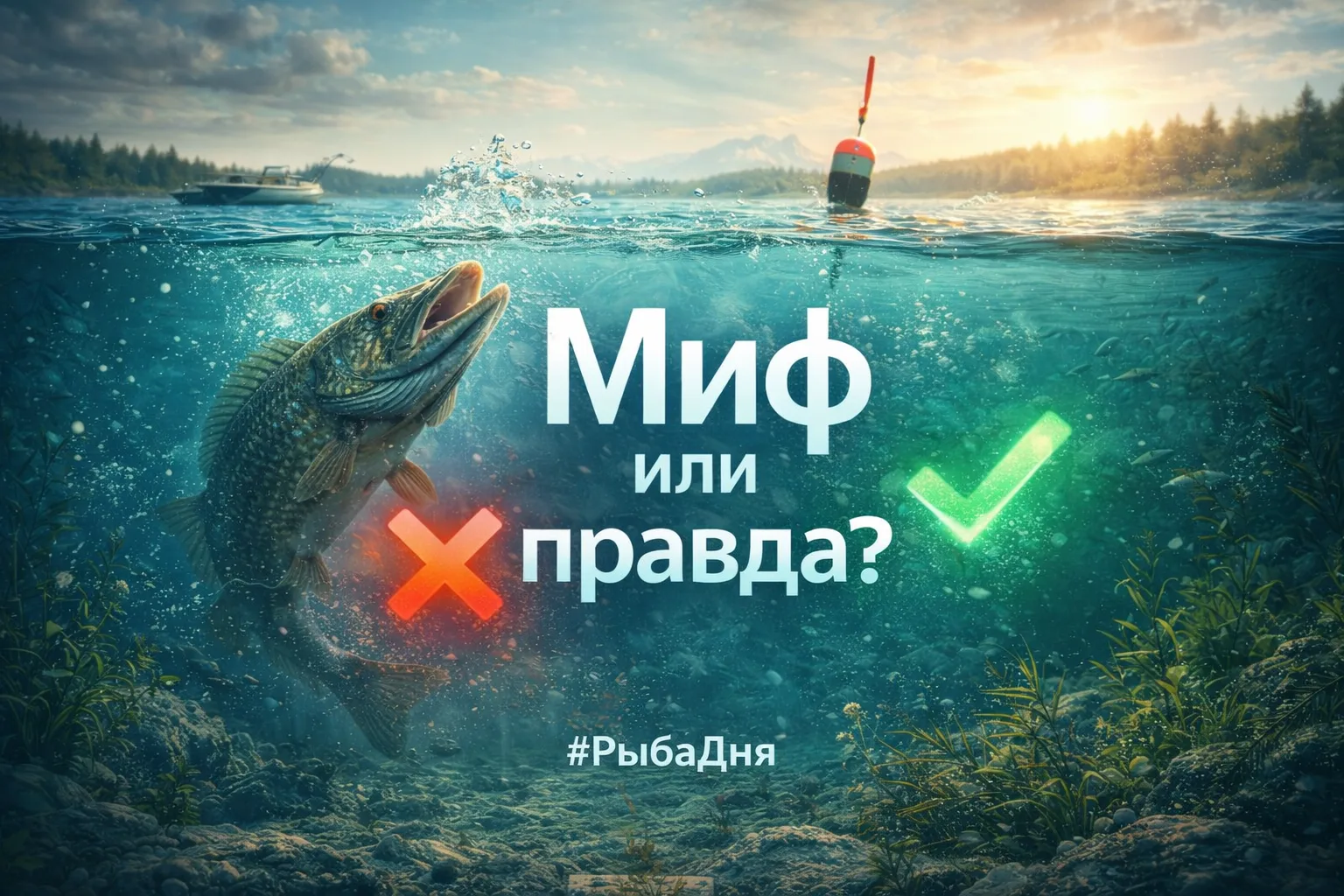 ❌ Миф или правда?

🟢 Правда ли, что если вода начала «цвести», то рыбалка закончилась?

#рыбаДня