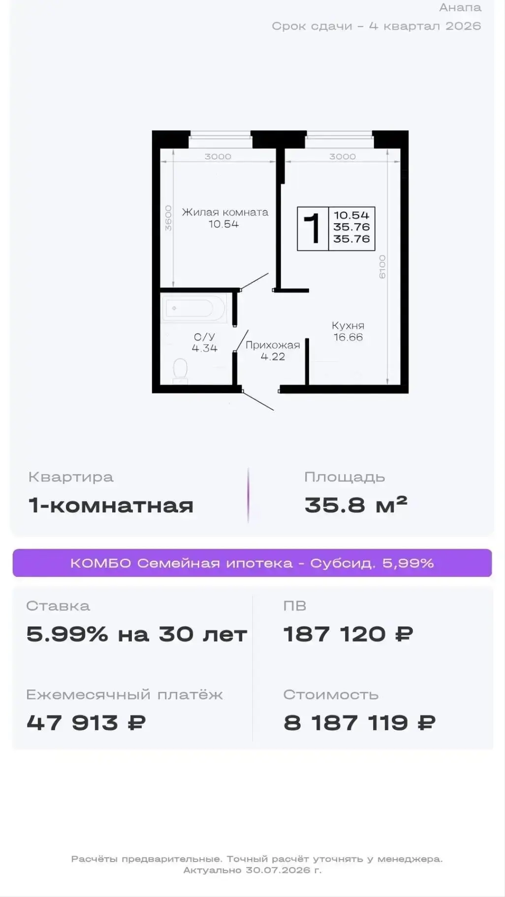 Семейная ипотека с ПВ и БЕЗ                                                            ...