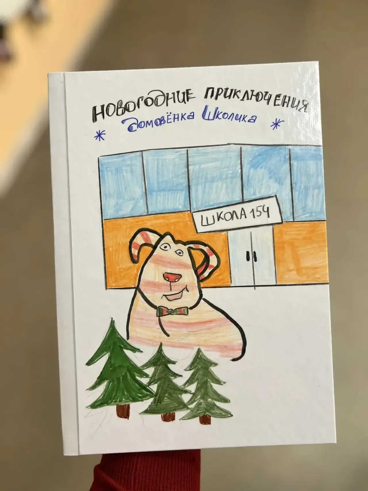 В преддверии Нового Года, в нашей школе прошел творческий конкурс, организованный волонтерским отряд