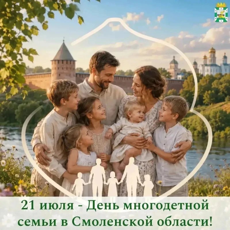 Где много детей - там счастье! 
Поздравляем наши многодетные семьи! ❤

Сегодня для Смоленской земли 