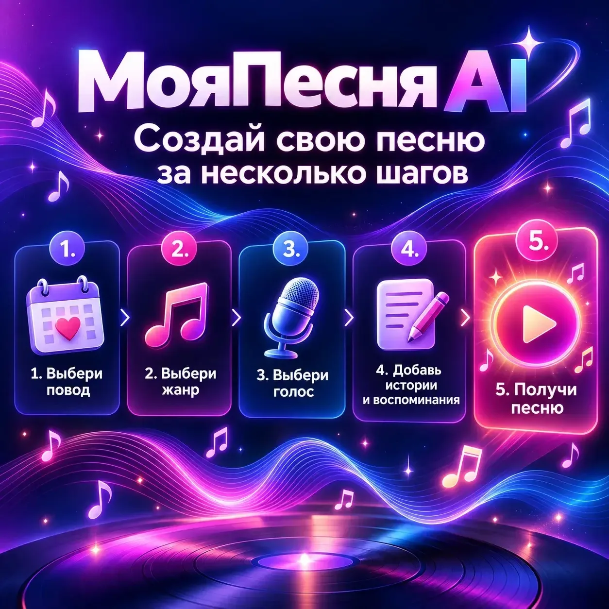 😂AI бот для создания песен!