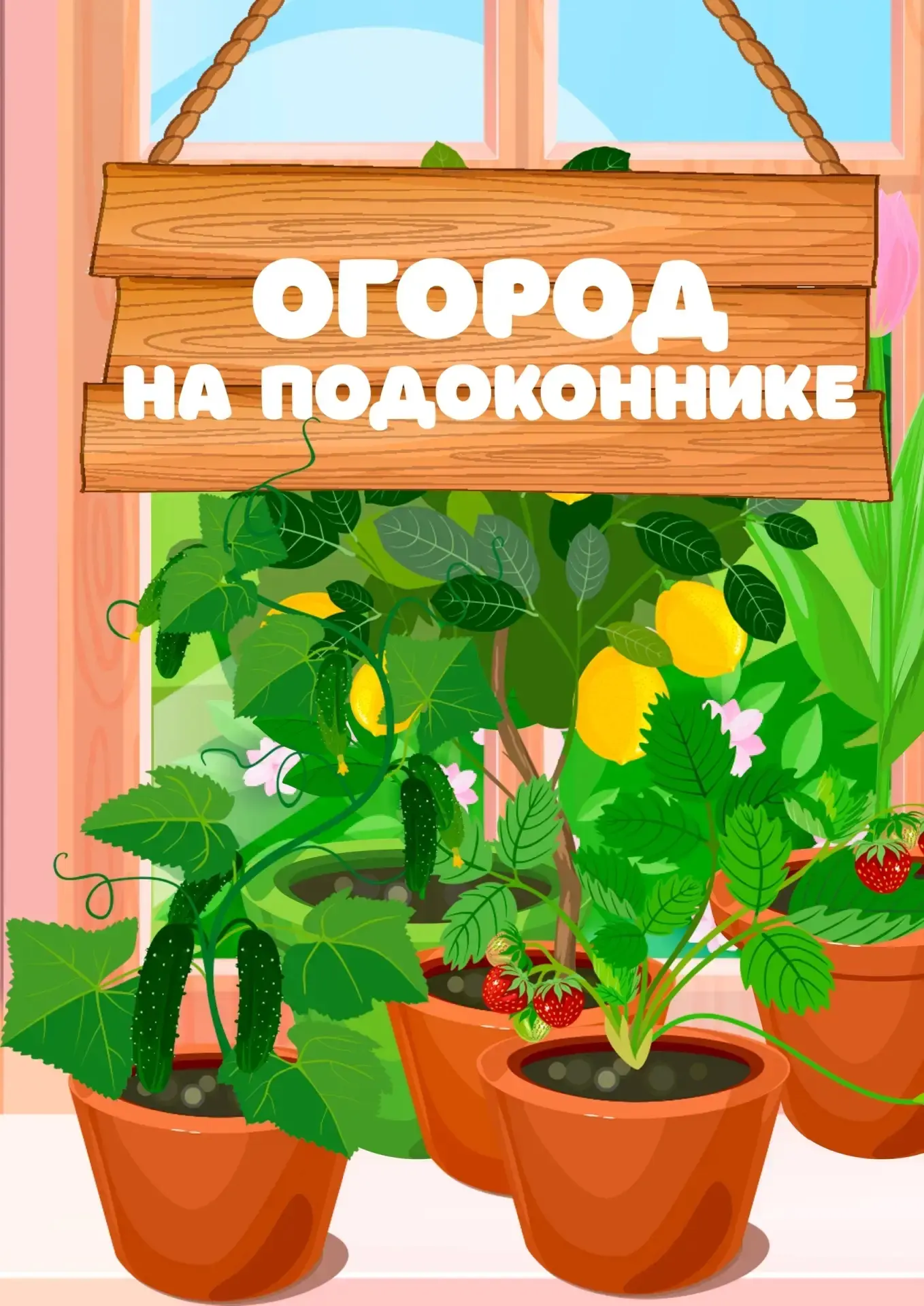 Огород на подоконнике