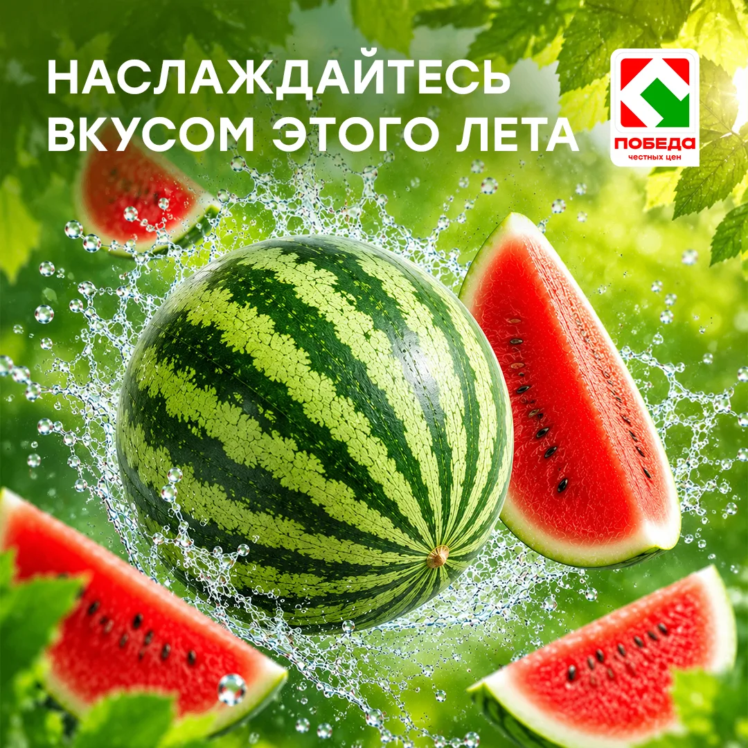 Арбузный сезон в самом разгаре! ✨
Сочный, сладкий и такой долгожданный — идеальный вкус лета уже ждё
