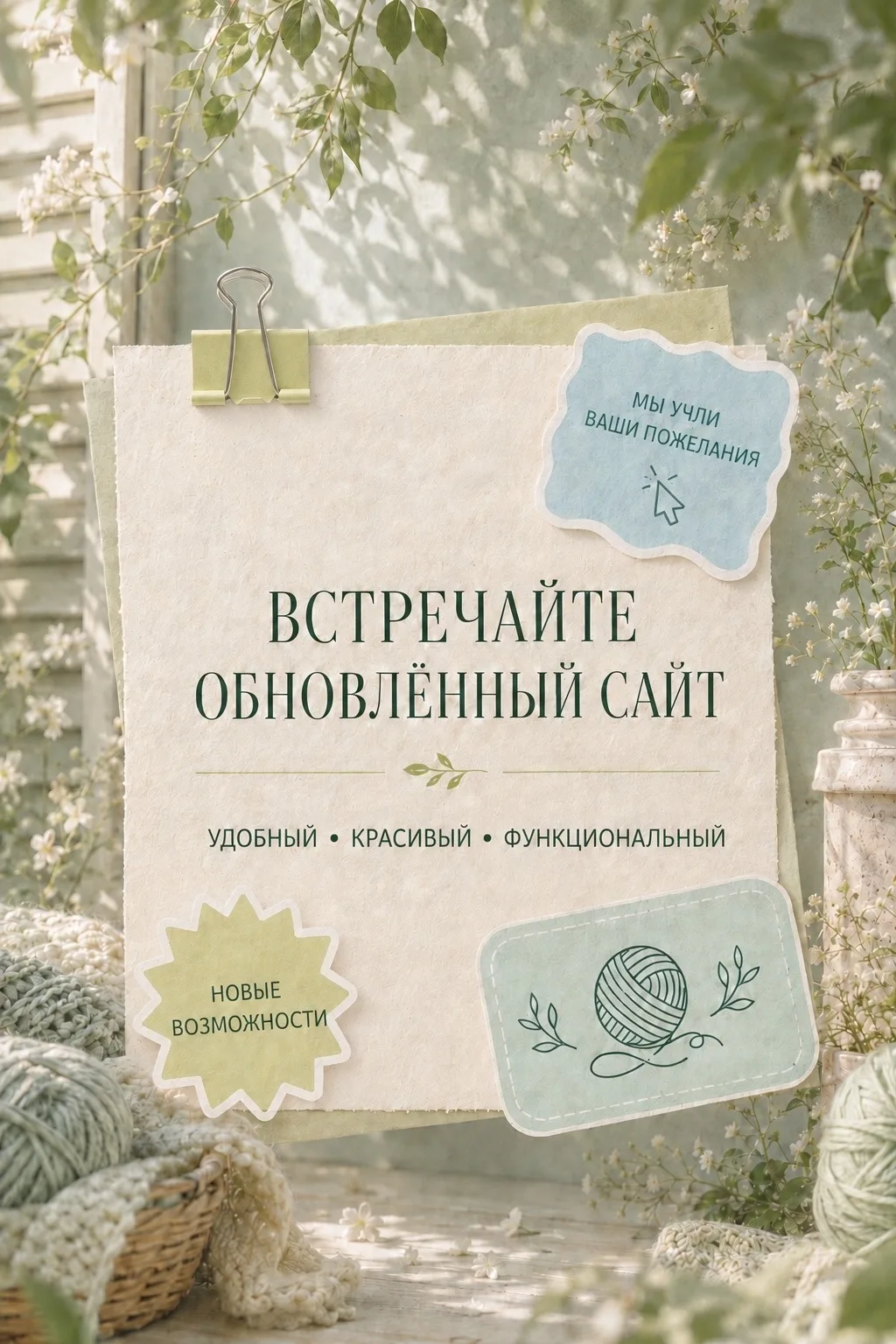 Большое обновление сайта Зеленая нить | Greenline24 💚
