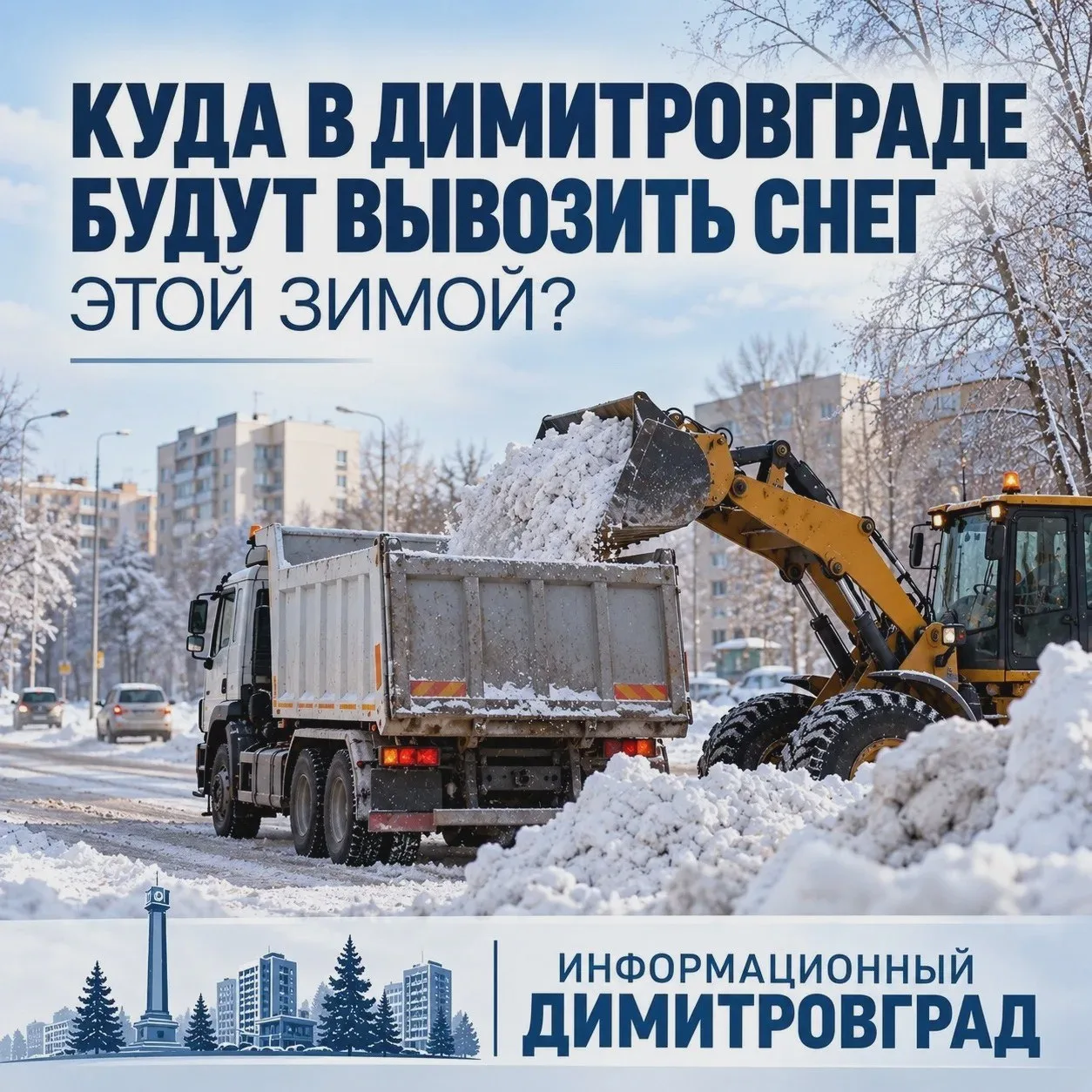❄️ Место для снега в Димитровграде не утверждено