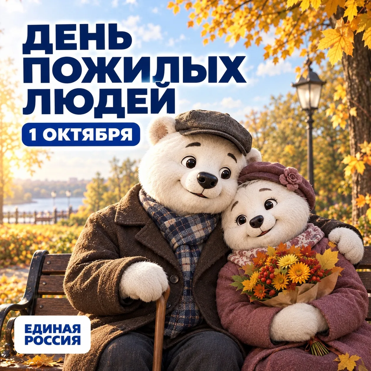 ❤ 1 октября — День пожилых людей