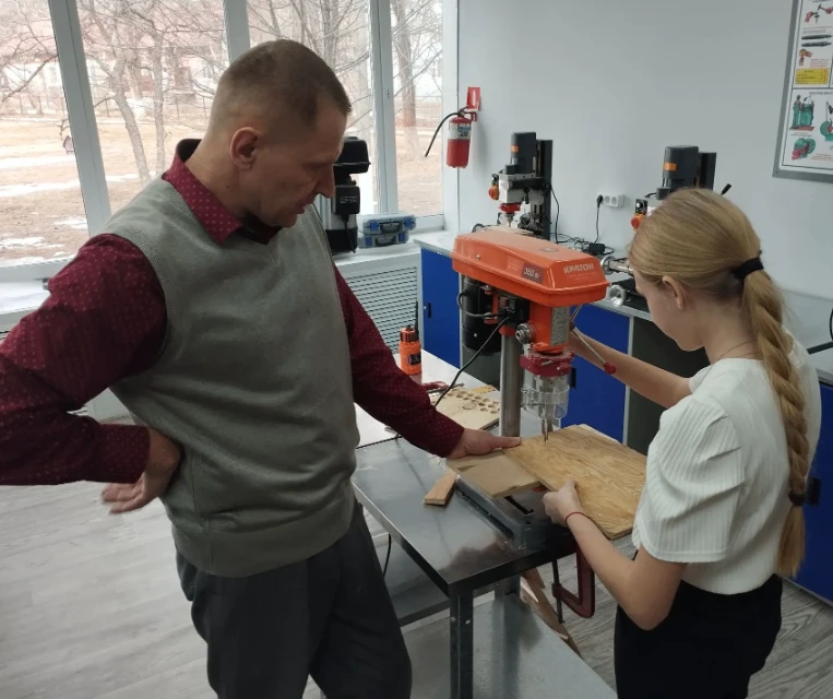 Кабинет технологии в МБОУ «Лицей» Дальнереченского городского округа, в котором  Каплун Сергей Алекс