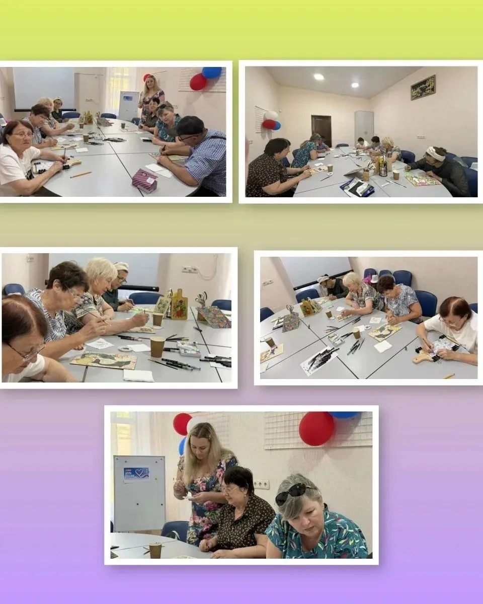 На доске рождается узор, а при этом – добрый разговор
 
👍В рамках региональной программы «Кубанское