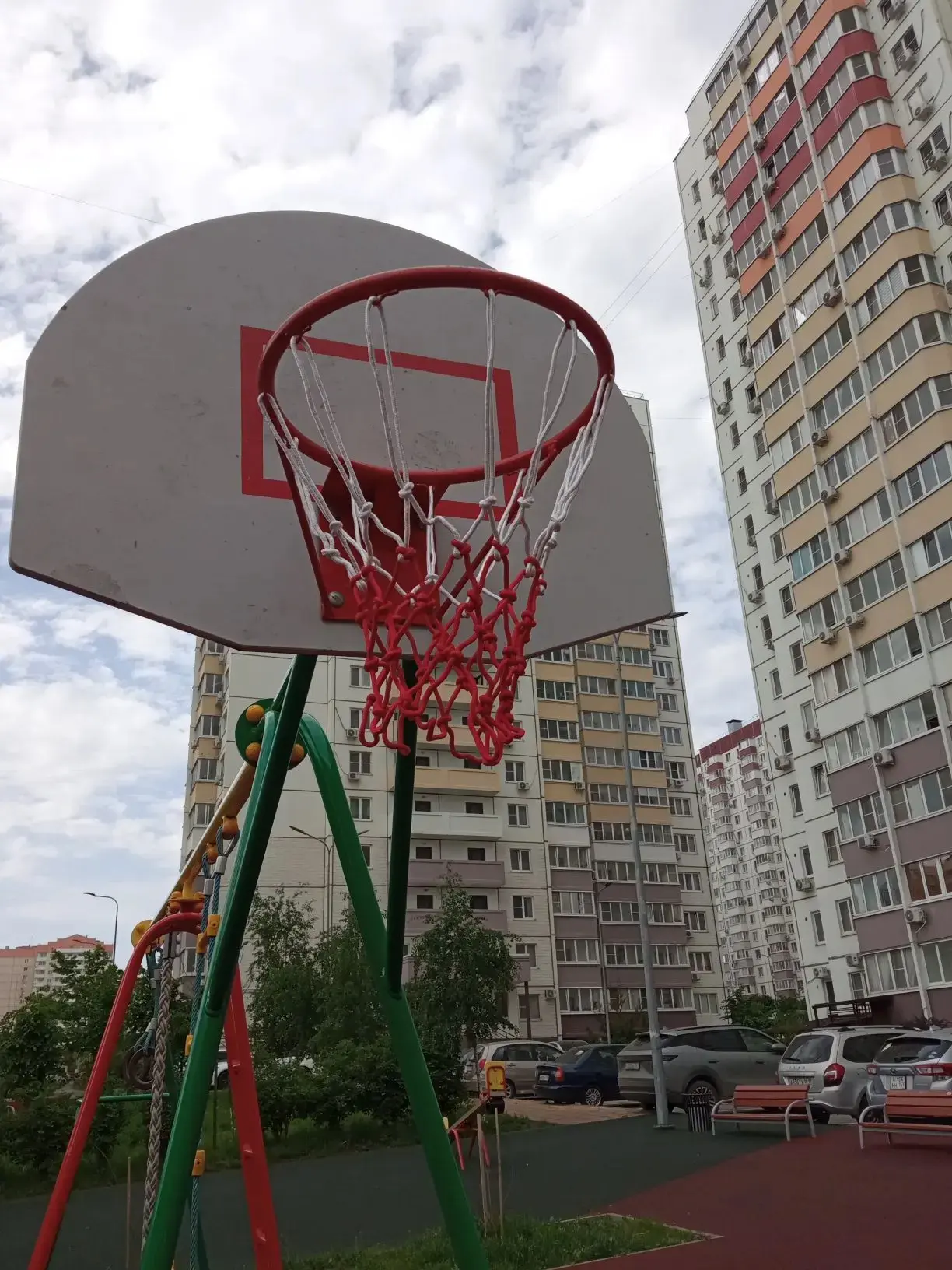 ✅️Установлены сетки на баскетбольные кольца.