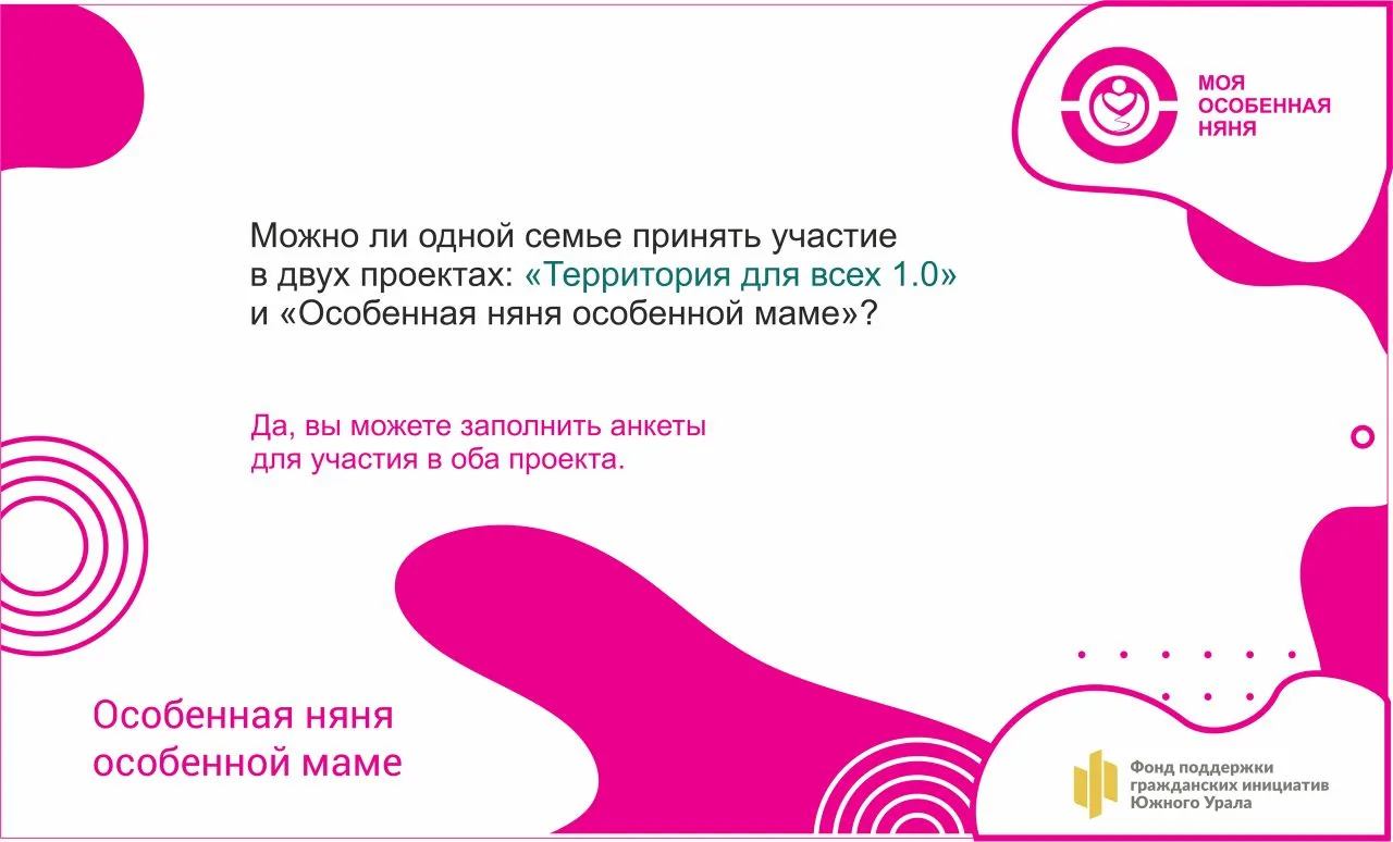 Также мы хотим рассказать, что наш сервис "Моя особенная няня" тоже получил поддержку ф...