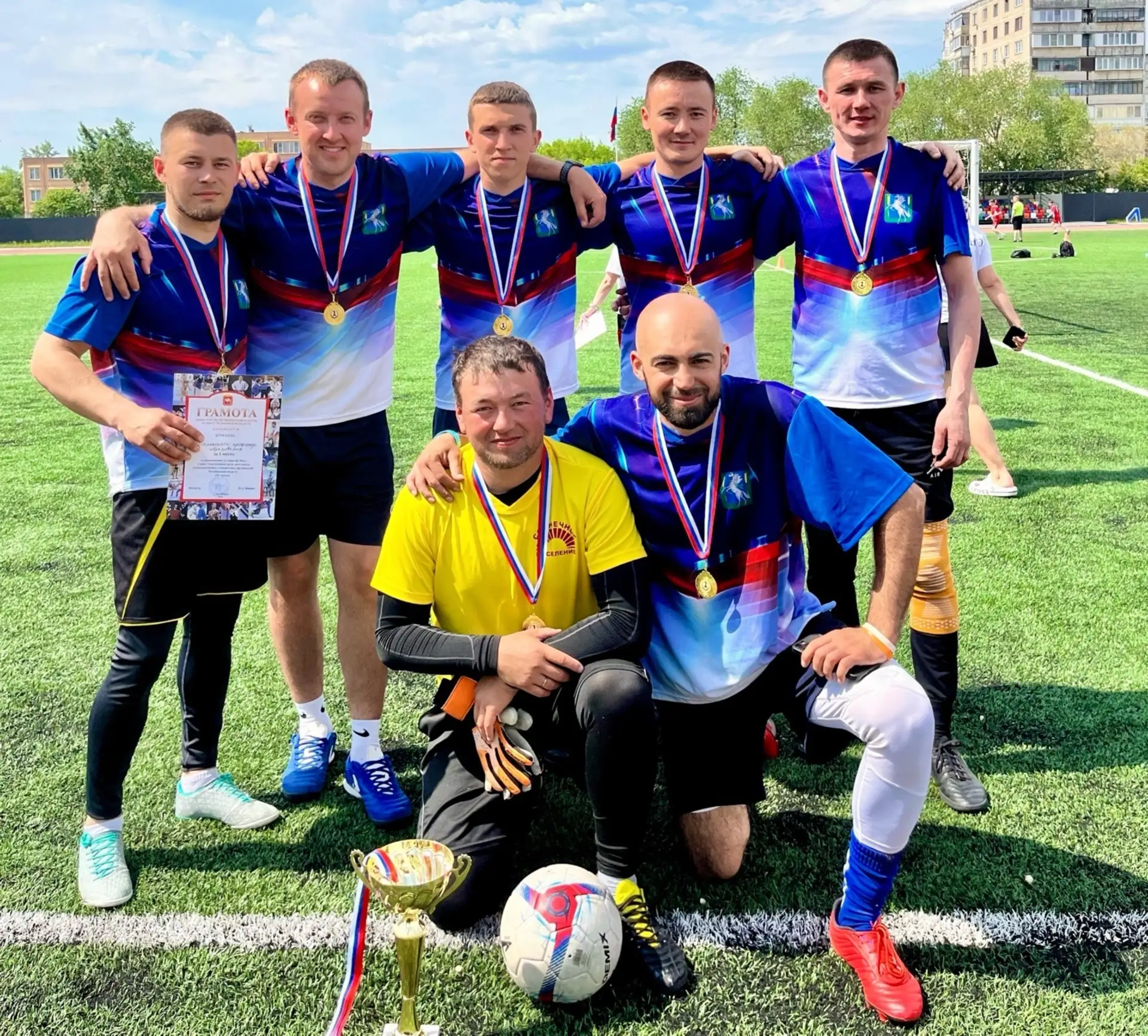 ⚽ Команда Сосновского профсоюза работников образования стала лучшей в мини-футболе