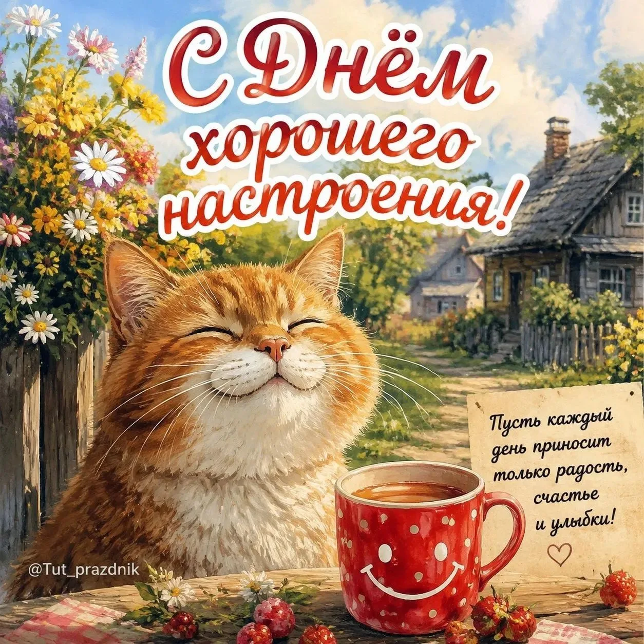 😊☀️ 9 августа — День хорошего настроения ☀️😊
