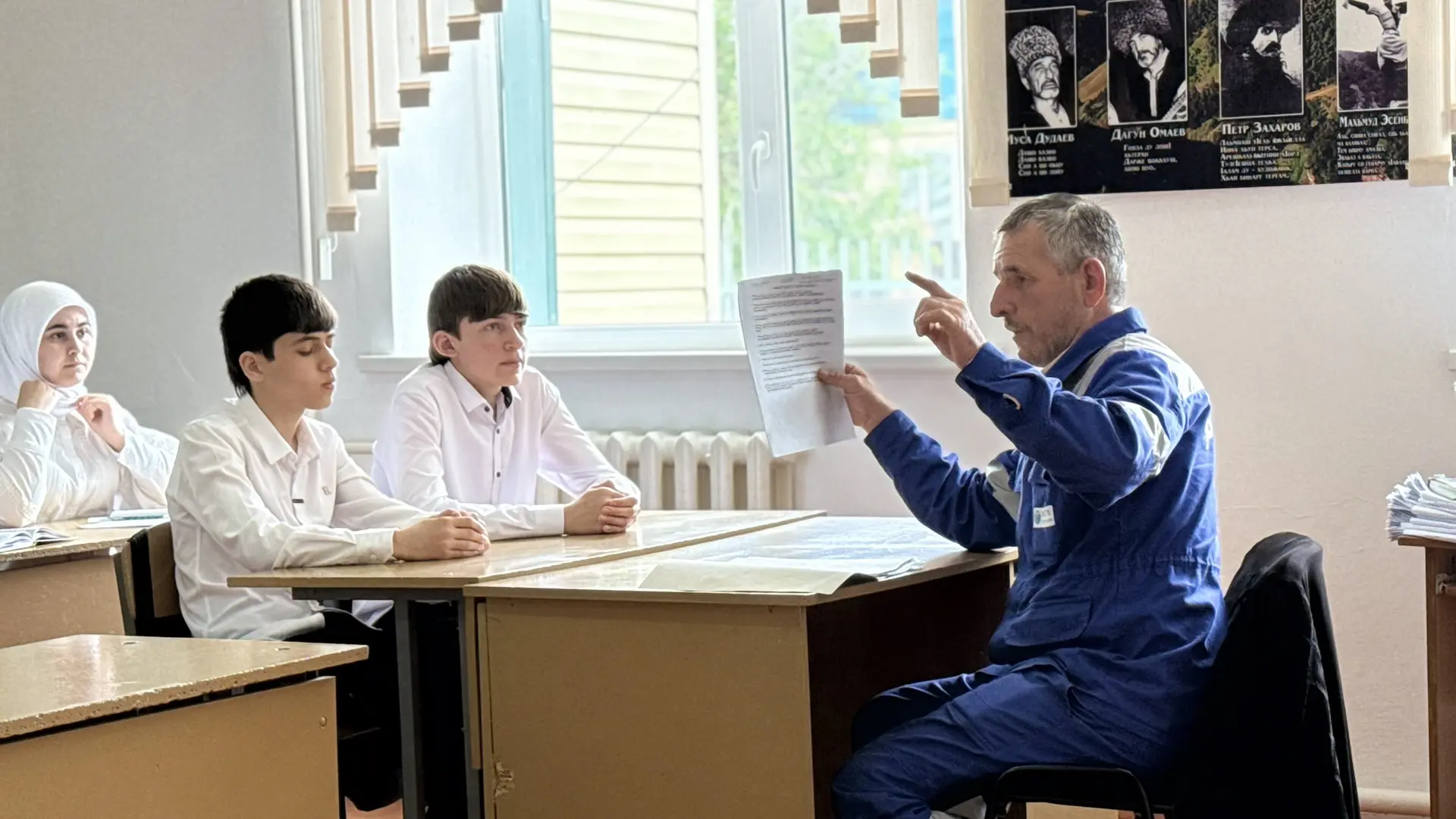 Не просто урок, а встреча с профессионалами: электрики в гостях у школы.