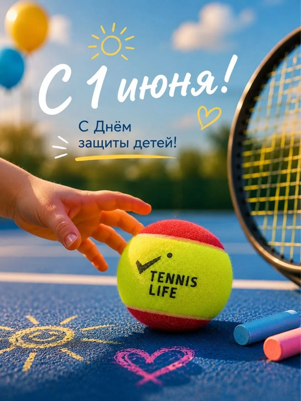 Мы за то, чтобы каждый ребенок рос под защитой любви и заботы. 💚🎾