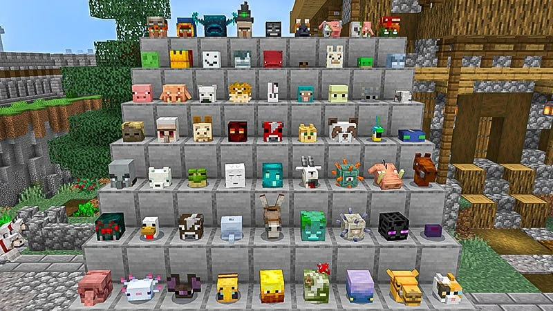 Add-on "Mob Heads"