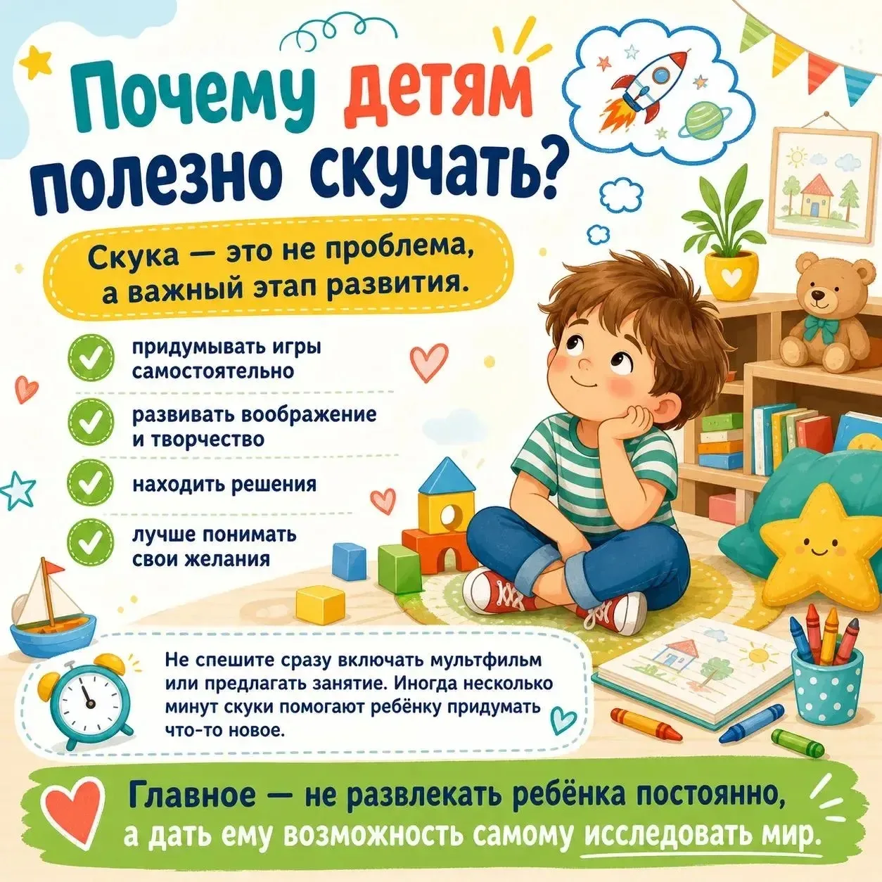 ☝️Скука — это топливо для развития!
