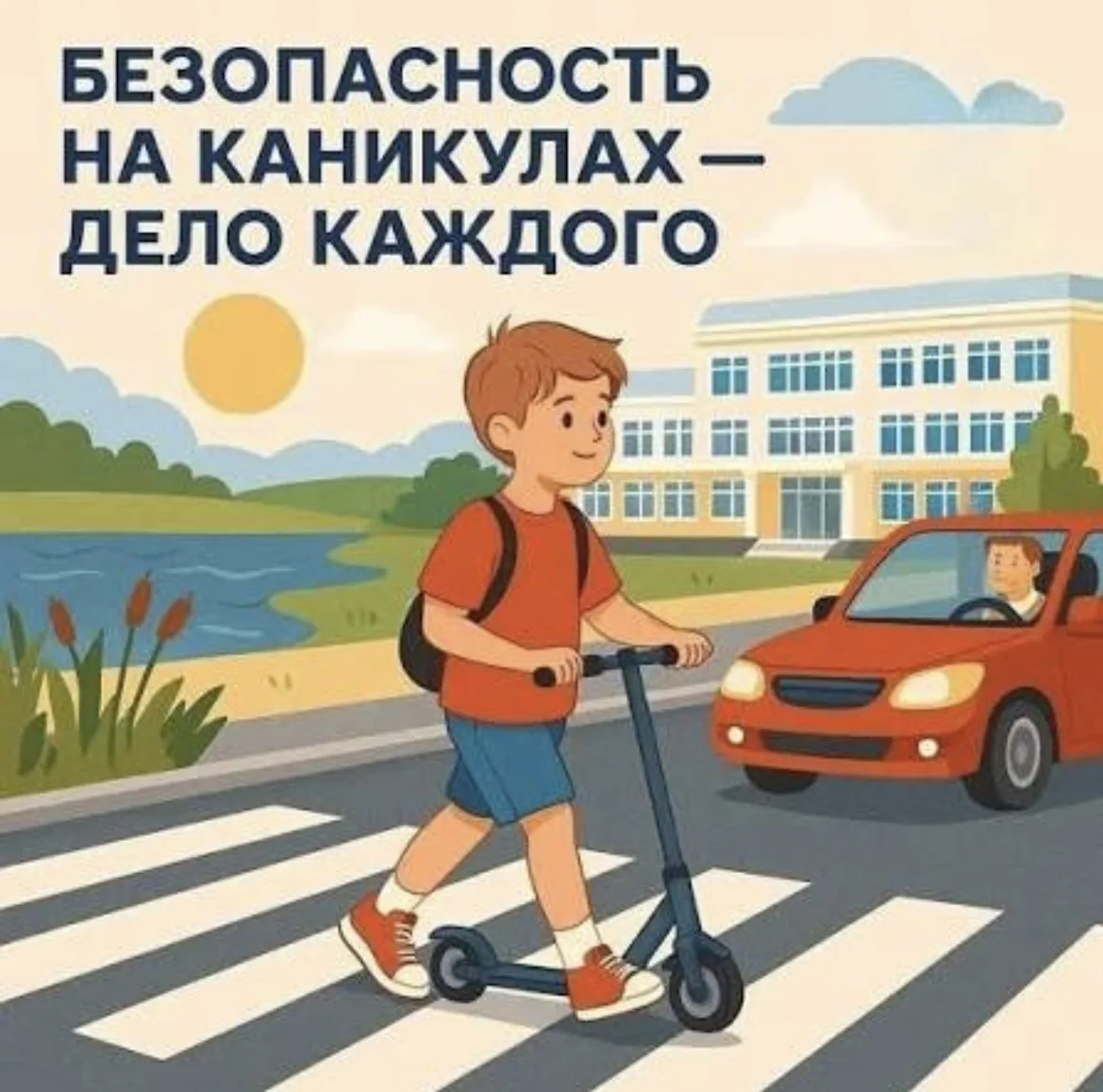 Летние каникулы в самом разгаре. Дети много времени проводят на улице, катаются на велосипедах и сам