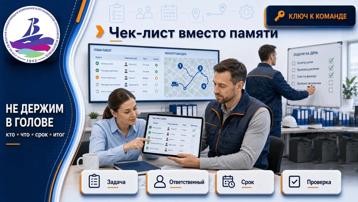 В ЖКХ много задач, которые кажутся «простыми», пока кто-то не забыл один маленький шаг....
