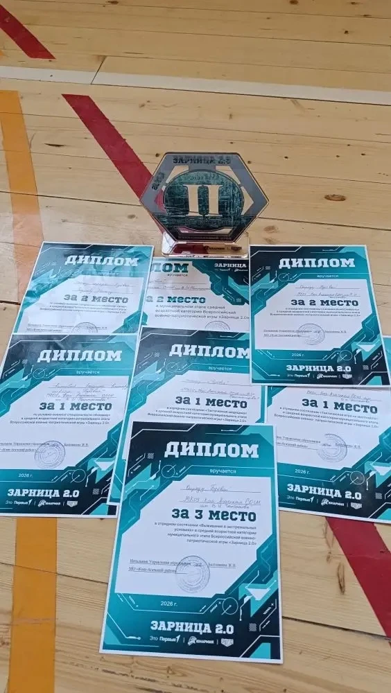 Гордость школы: наши ребята  заняли второе место в «Зарнице 2.0»!  Сегодня состоялся  муниципальный 