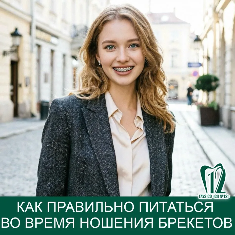 Как правильно питаться во время ношения брекетов