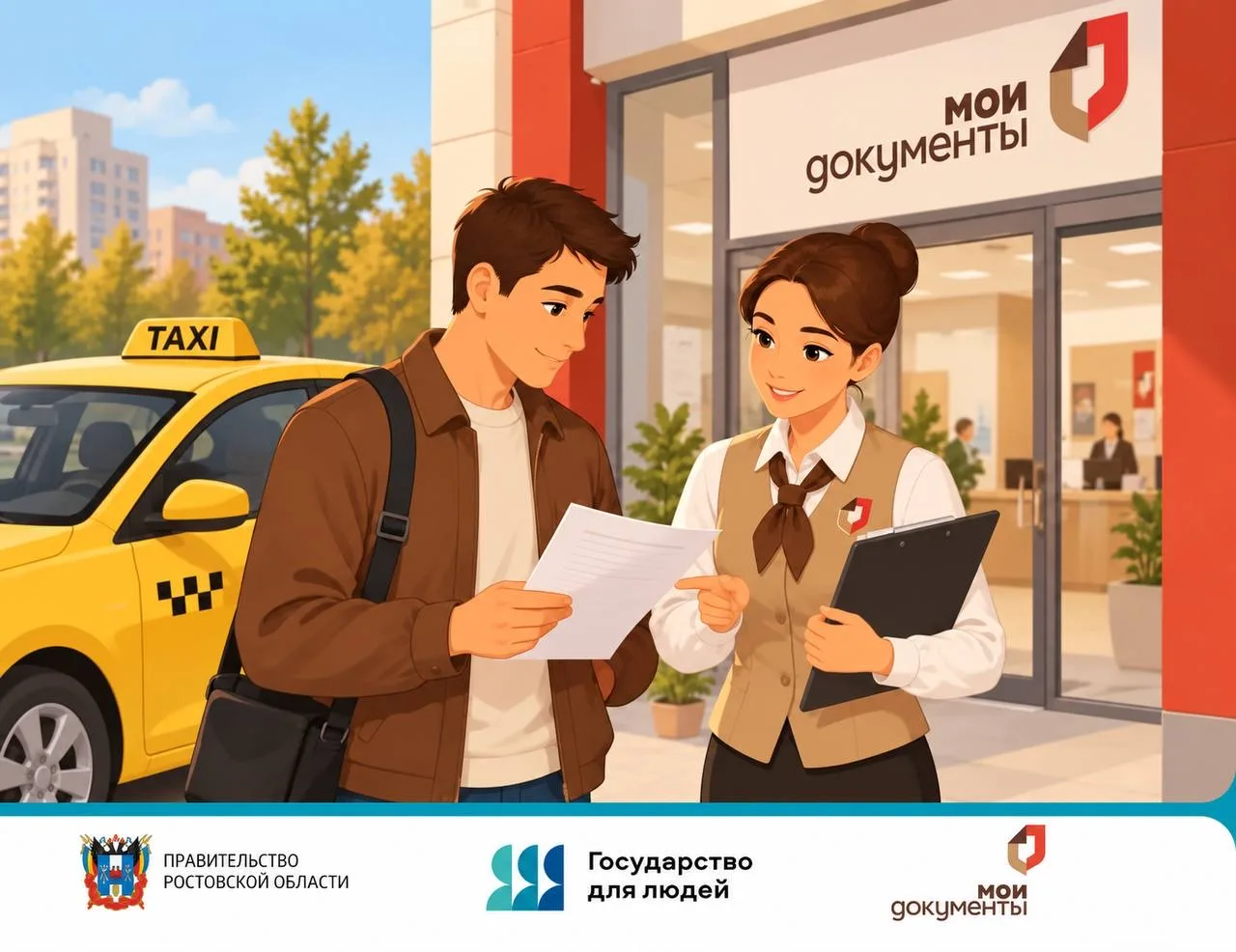🚕 В донских МФЦ с 1 октября появится возможность оформить документы для работы в такси