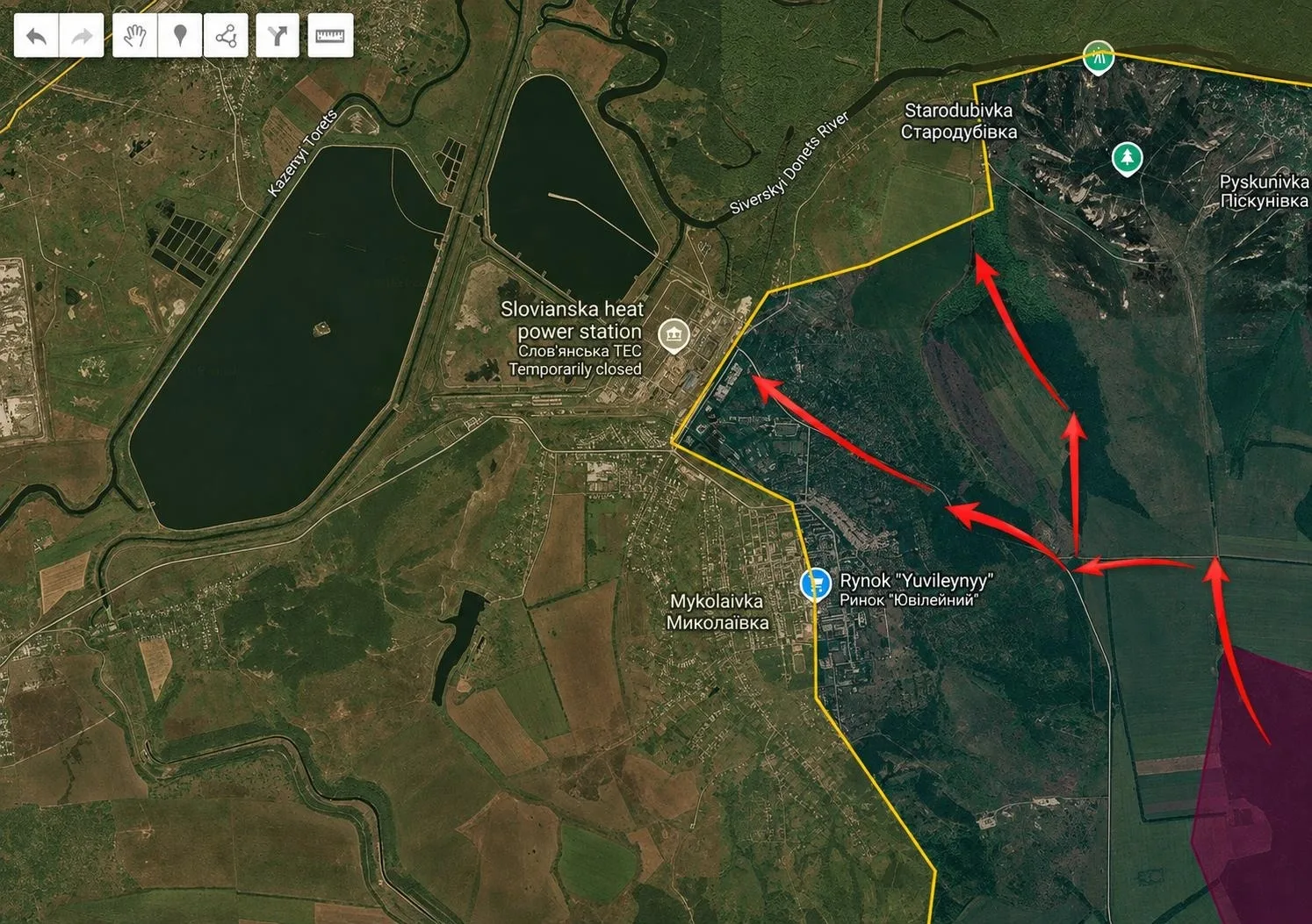По сообщениям украинских источников, российские подразделения (преимущественно передовы...