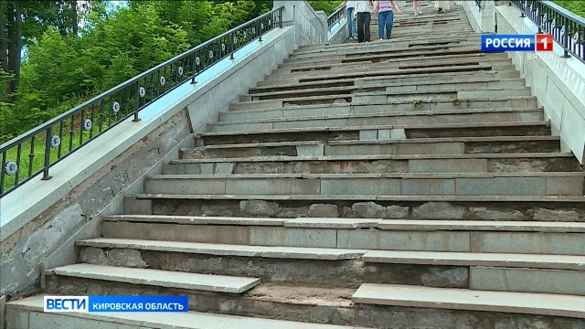 Стихия испытала на прочность лестницы на набережной Грина

Текст: ГТРК "Вятка". Последствия обильных