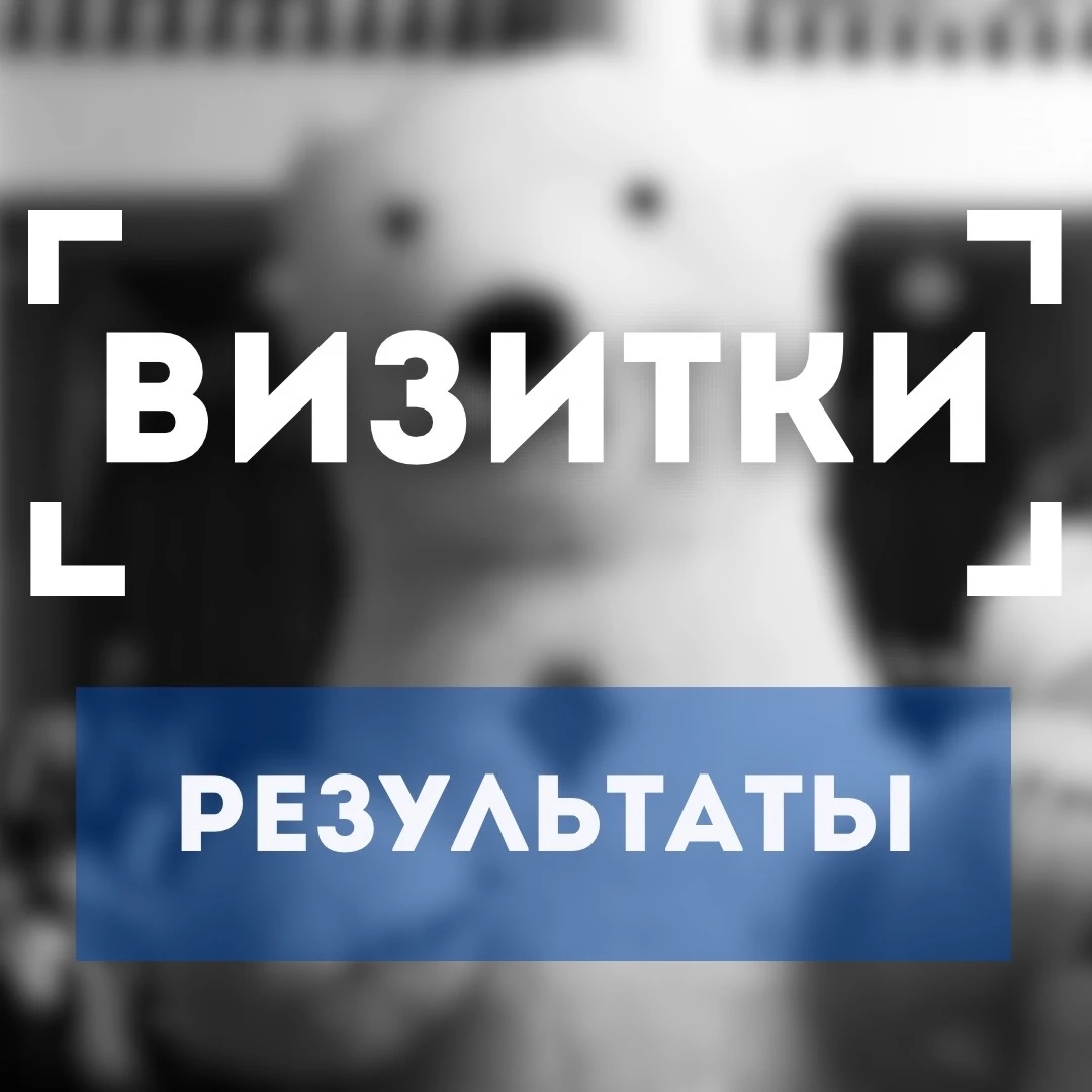 🔹ВИЗИТКИ. Результаты