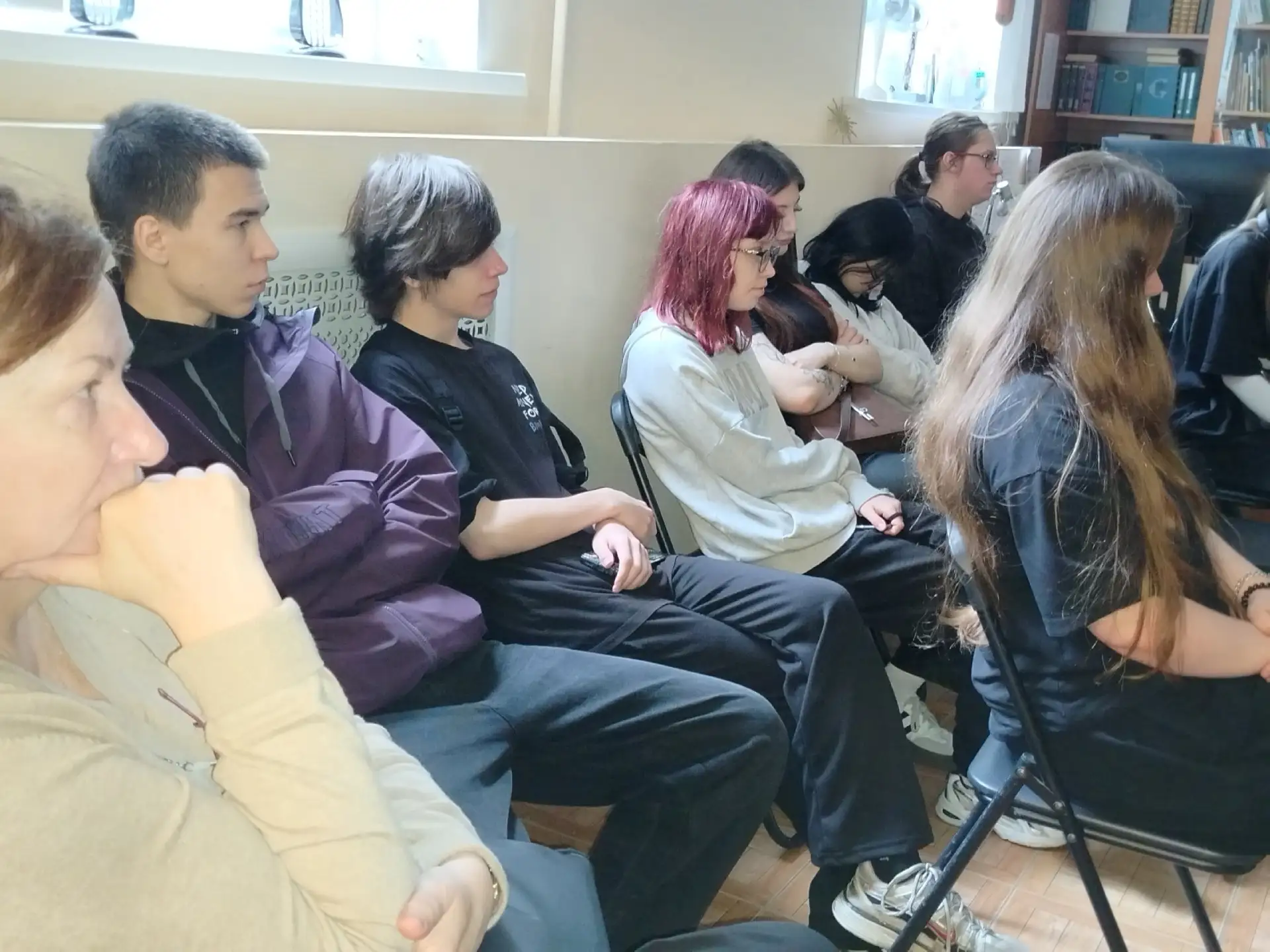 В рамках празднования Международного дня музеев группа с площадки Руставели вместе с мастером произв