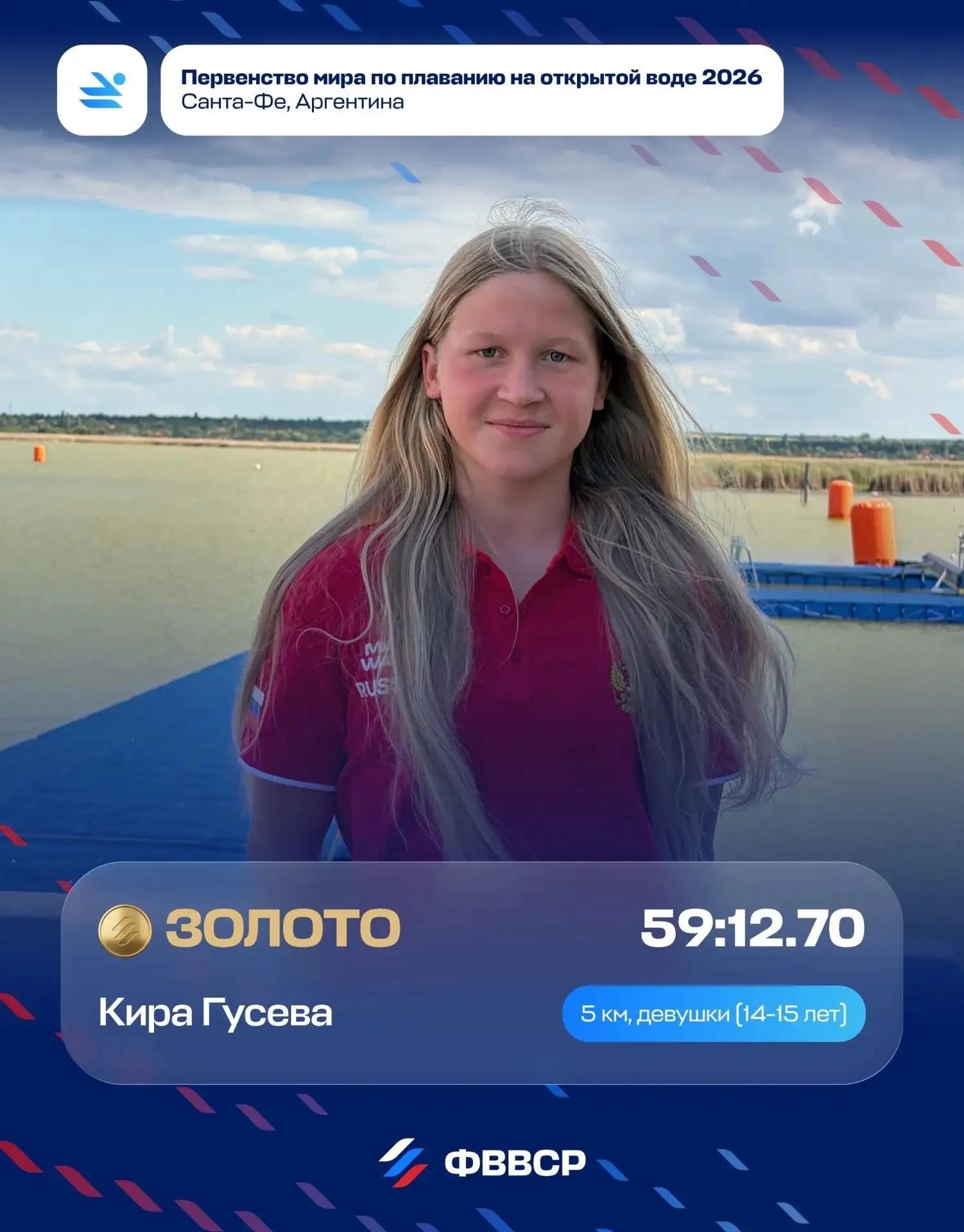 Сборная России заняла первое место в медальном зачёте первенства мира по плаванию на от...