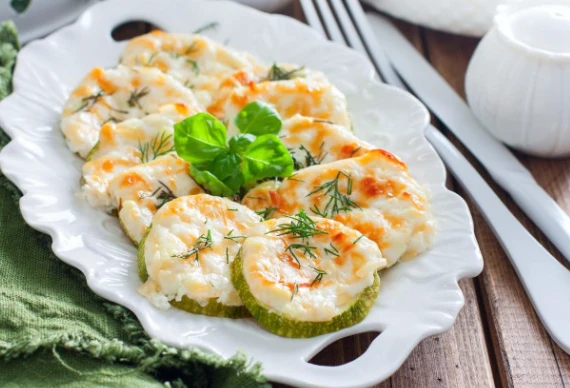 🥒 Кабачки, запечённые с сыром в духовке – ПП-блюдо, которое съедают все!