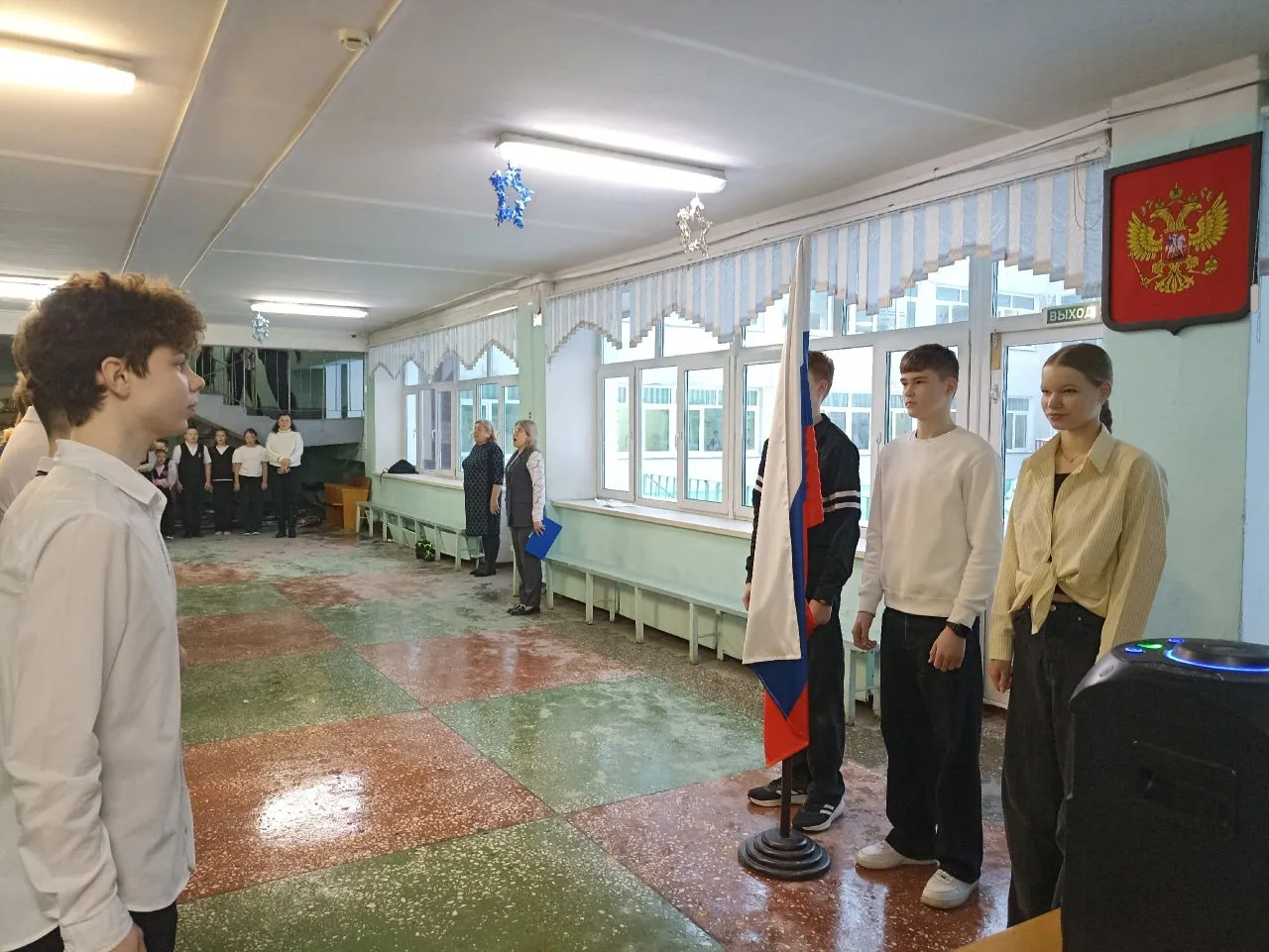 📆 27 января - День полного освобождения Ленинграда от фашистской блокады  Сегодня утренняя линейка у