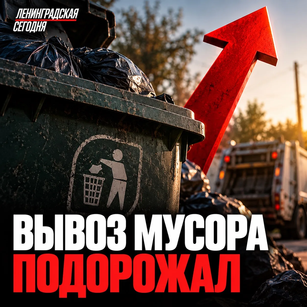 🗑 Вывоз мусора в Ленинградском округе подорожал с 1 октября