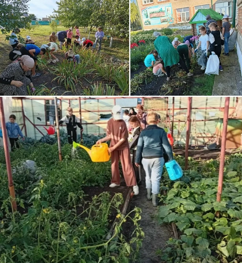 🧒🏻👧Обучающиеся начальных классов средней школы с.Верхняя Елюзань приняли участие в л...
