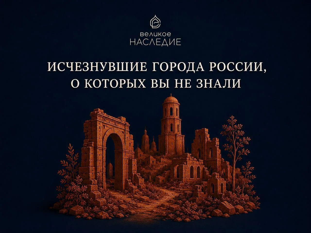 ИСЧЕЗНУВШИЕ ГОРОДА РОССИИ, О КОТОРЫХ ВЫ НЕ ЗНАЛИ 

Россия хранит немало тайн. Среди них — города, ко