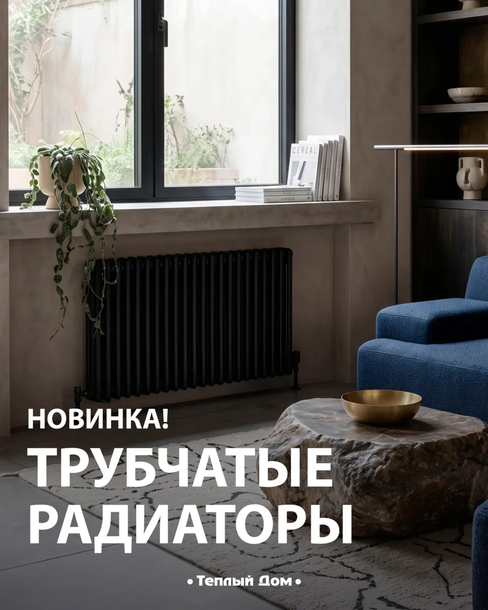 Новинка в Тёплом доме – трубчатые радиаторы «Теплофорт» 😍