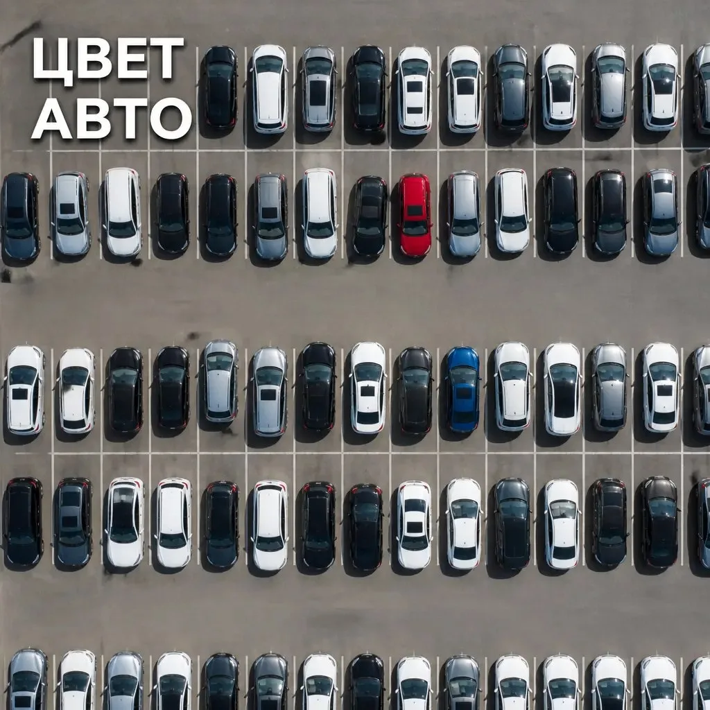 Почему все машины теперь серые, чёрные и белые?🤔