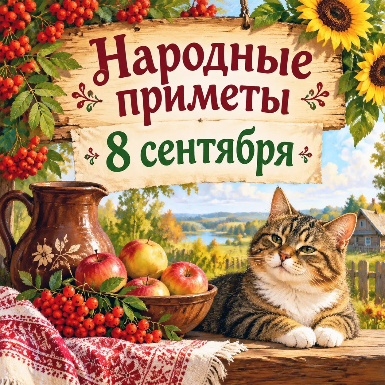 🌿 8 сентября — Народные приметы 🌿
